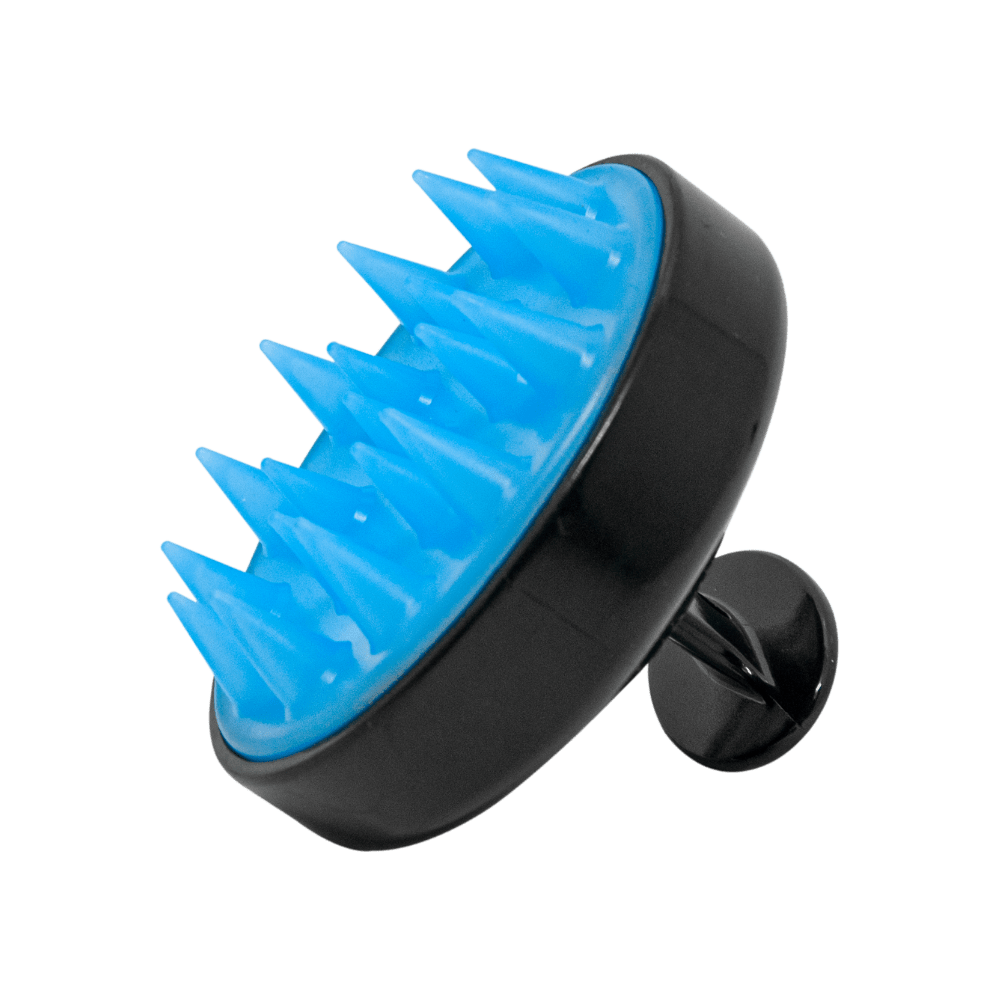 MASSAGEADOR CAPILAR DE SILICONE PRETO