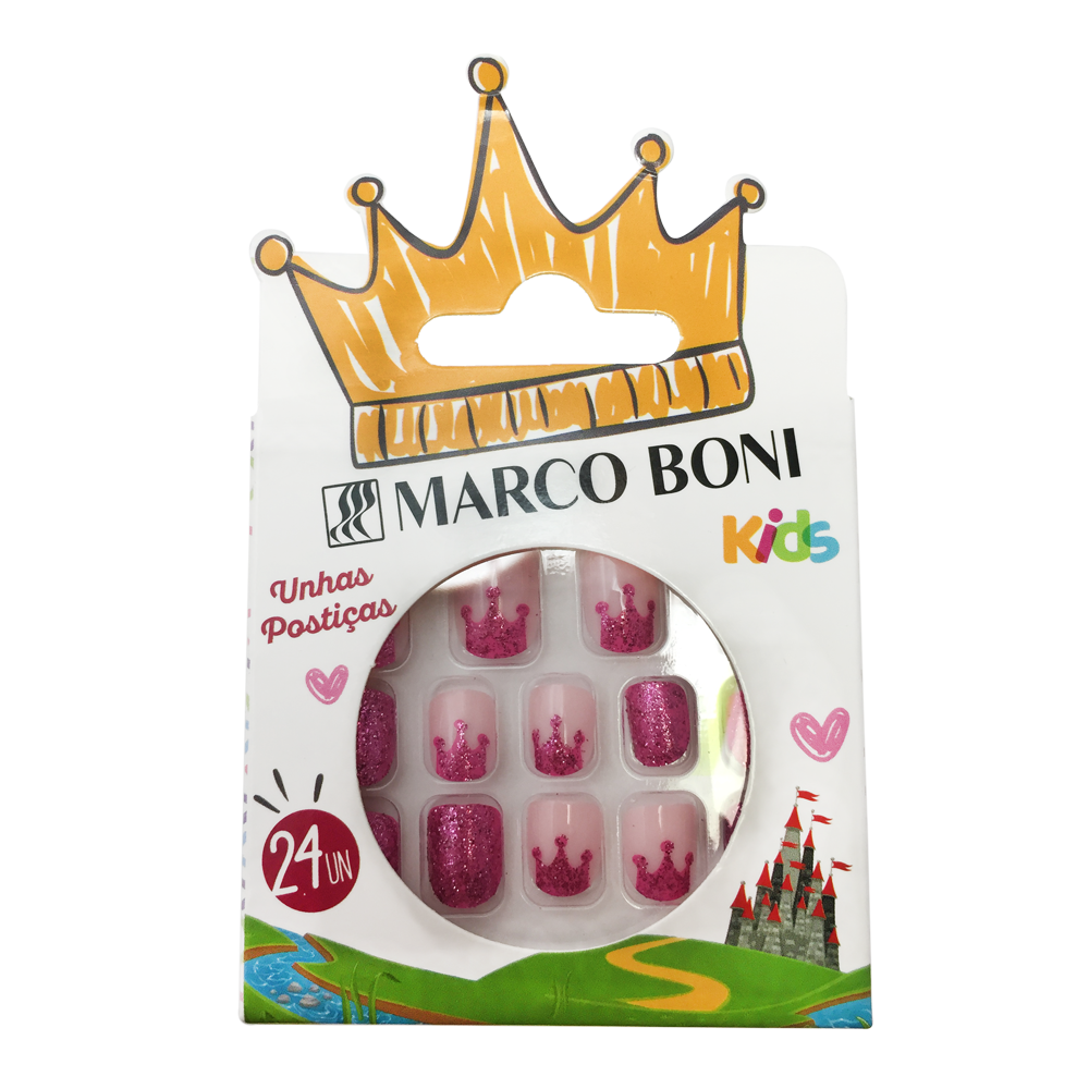 UNHAS POSTIÇAS KIDS PRINCESA