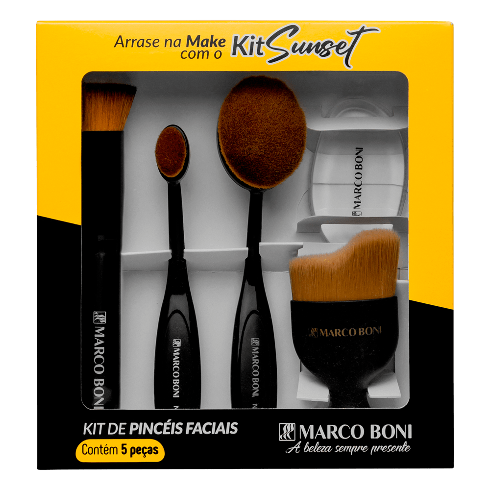 KIT PINCÉIS DE MAQUIAGEM SUNSET