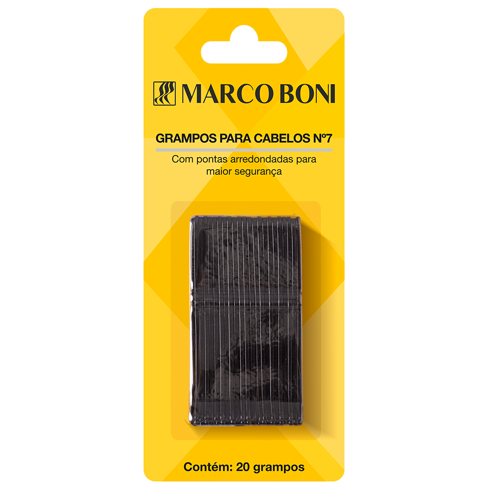 GRAMPOS PARA CABELO PRETO 20 UN.