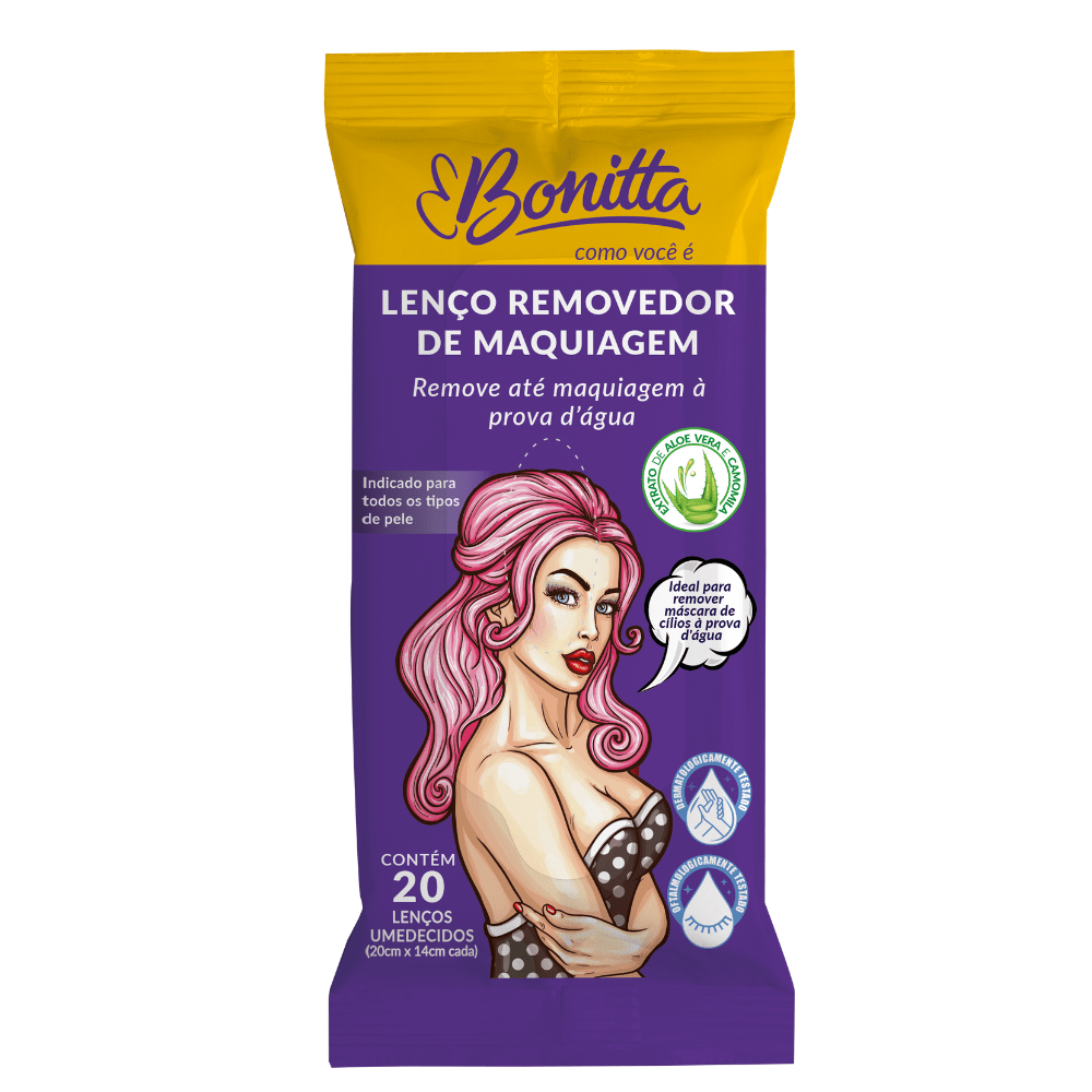 LENÇO BONITTA REMOVEDOR DE MAQUIAGEM