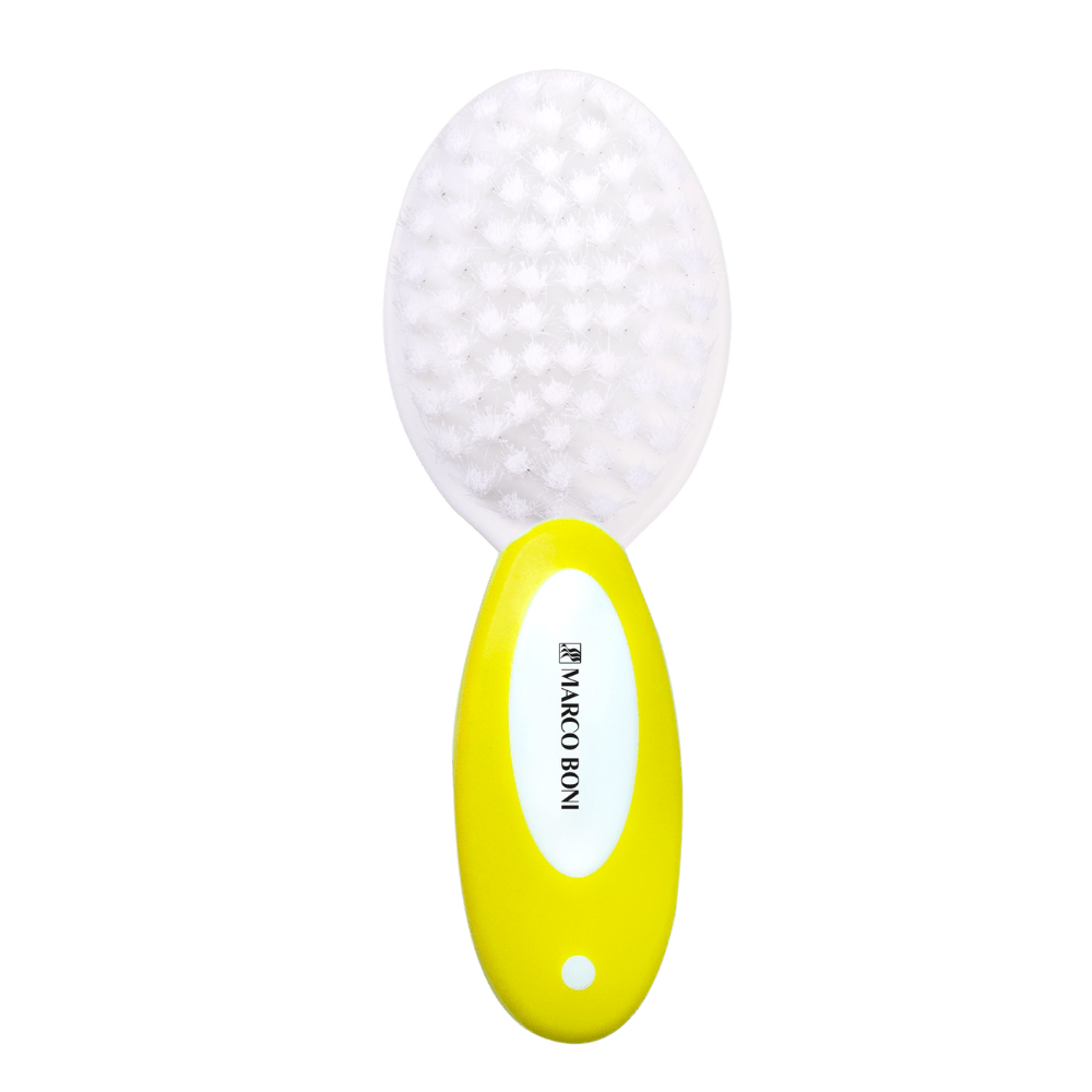 ESCOVA SOFT BABY OVAL AMARELO