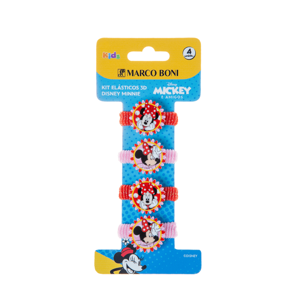 KIT ELASTICOS 3D DISNEY MINNIE