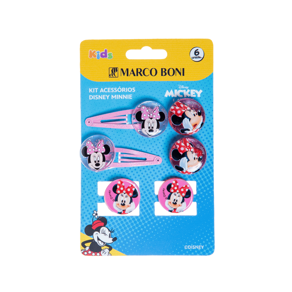 KIT ACESSORIOS DISNEY MINNIE