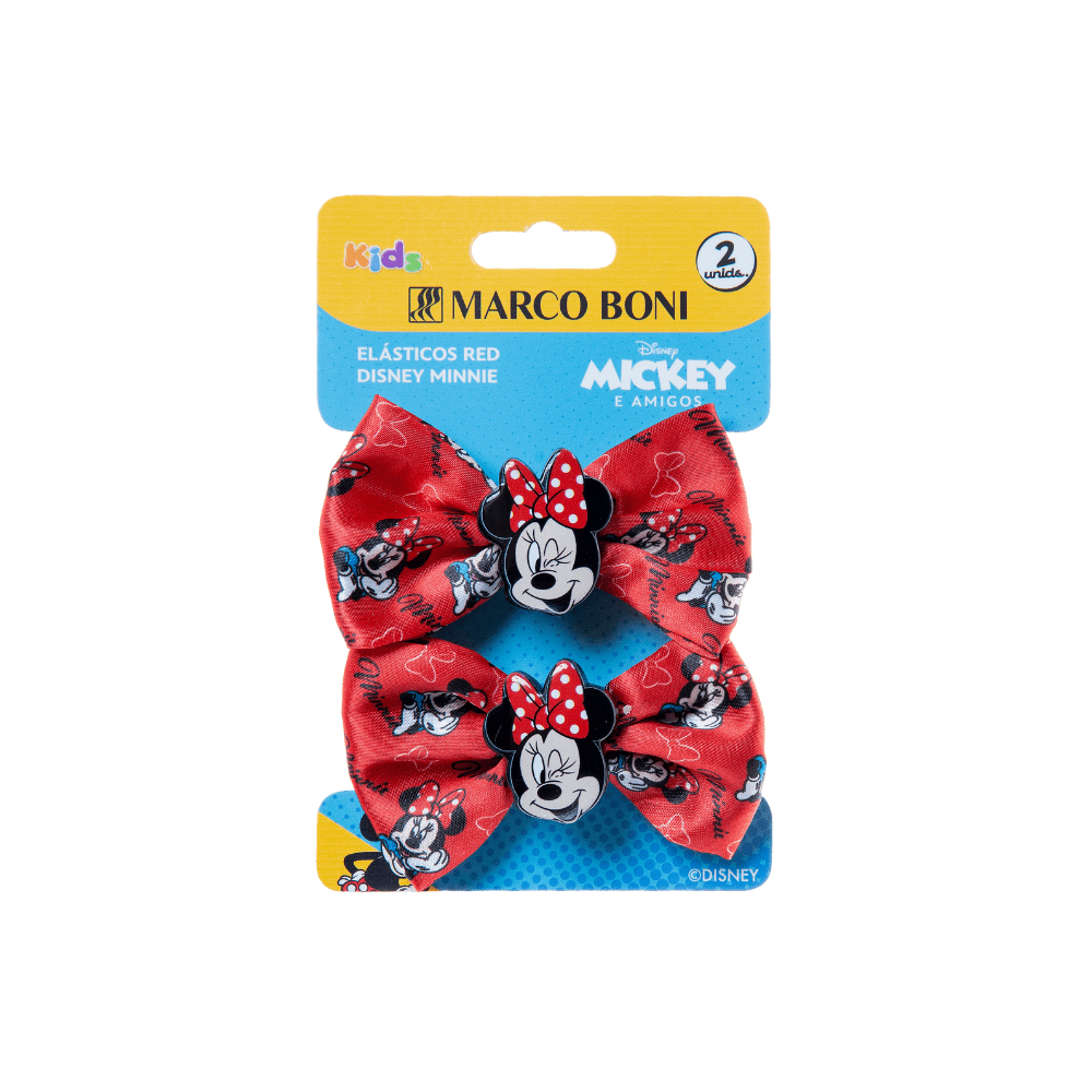 ELASTICOS RED DISNEY MINNIE