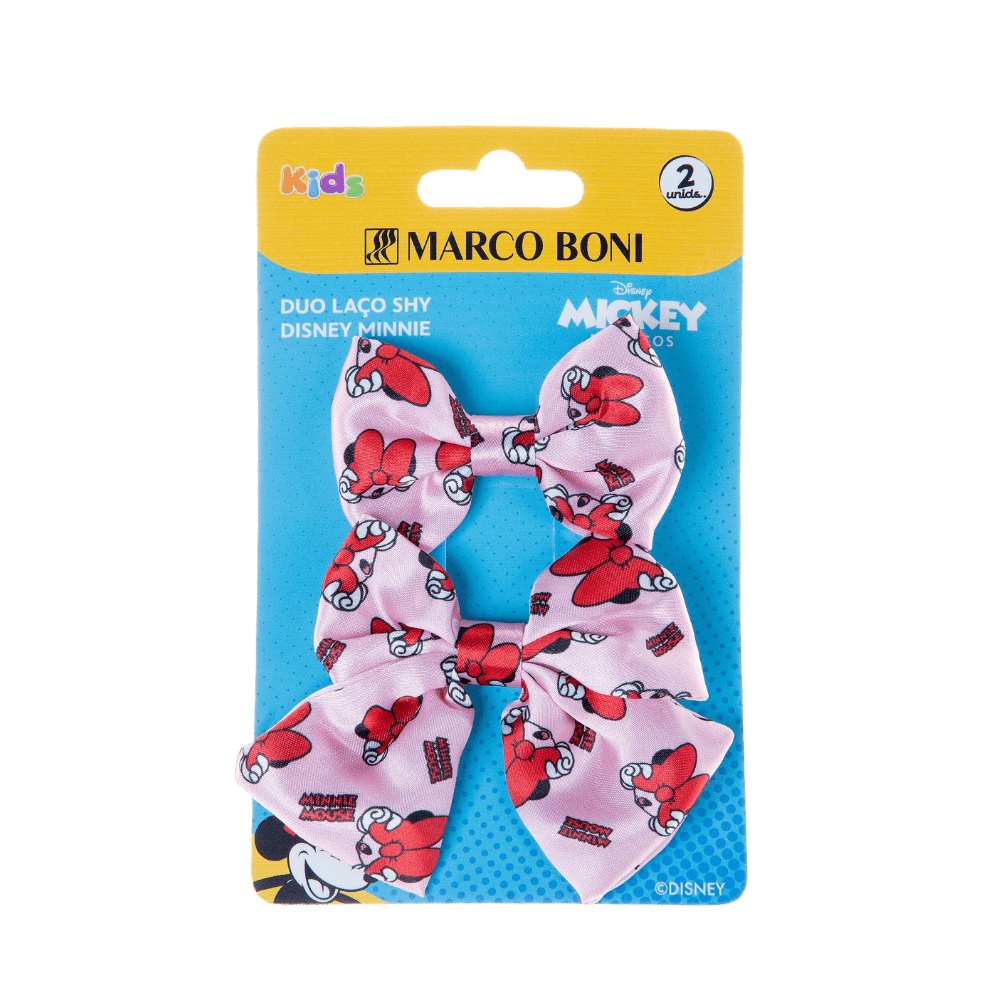 DUO LAÇO SHY DISNEY MINNIE