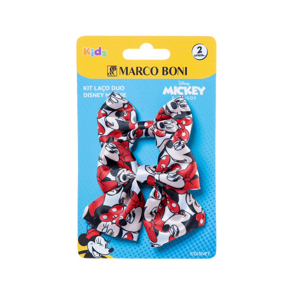 KIT LAÇO DUO DISNEY MINNIE