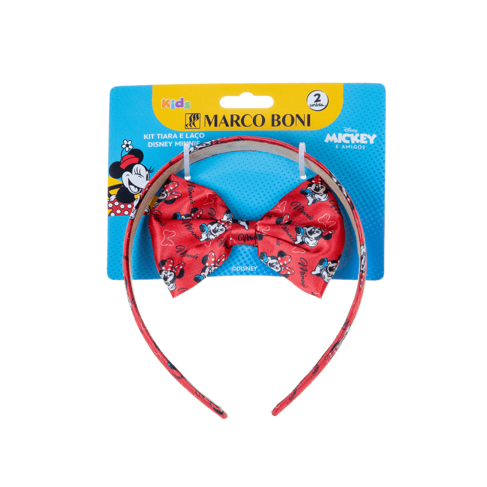 KIT TIARA E LACO DISNEY MINNIE