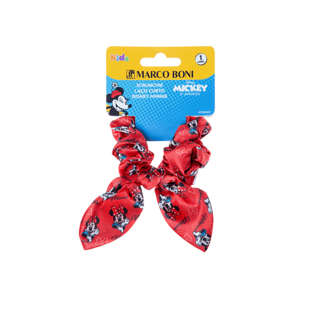 SCRUNCHIE LAÇO CURTO DISNEY MINNIE